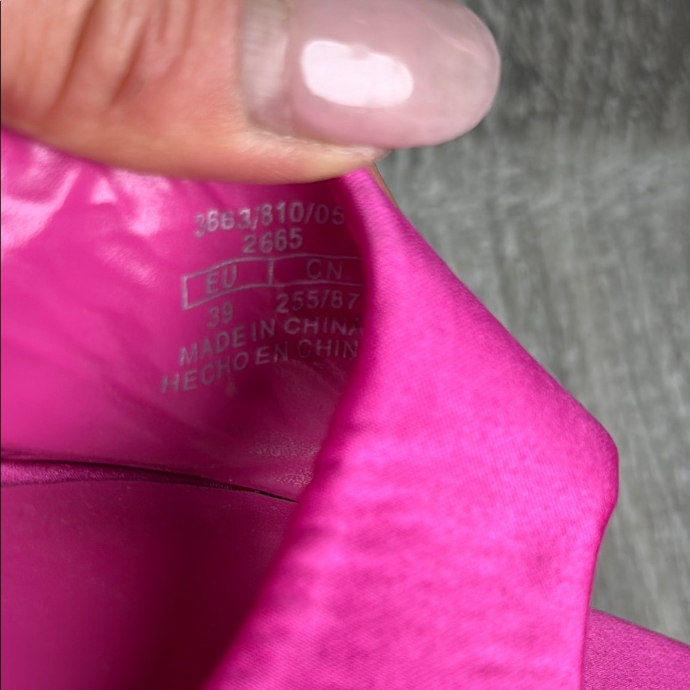 Zara Pink High Heeled Mules with Sculptural Design - Picture 5 of 6